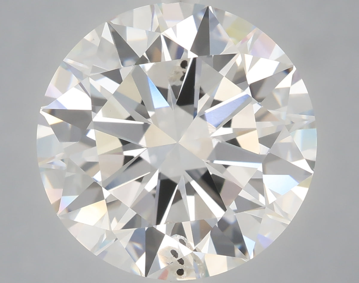 7.00 carat round lab grown diamond F color SI2 clarity