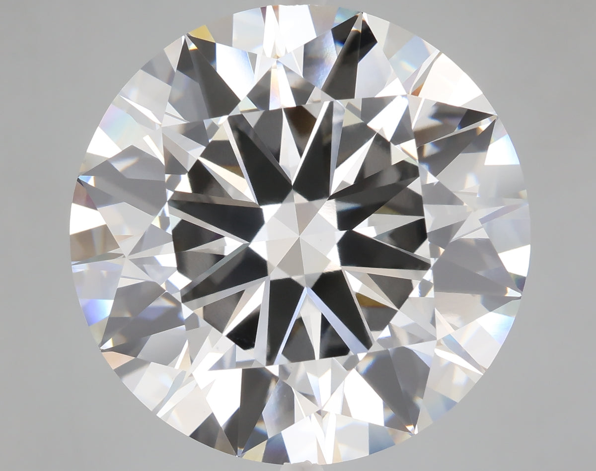 29.67 carat round lab grown diamond F color VS1 clarity