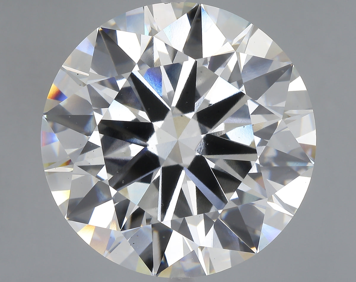 44.76 carat round lab grown diamond G color VS2 clarity