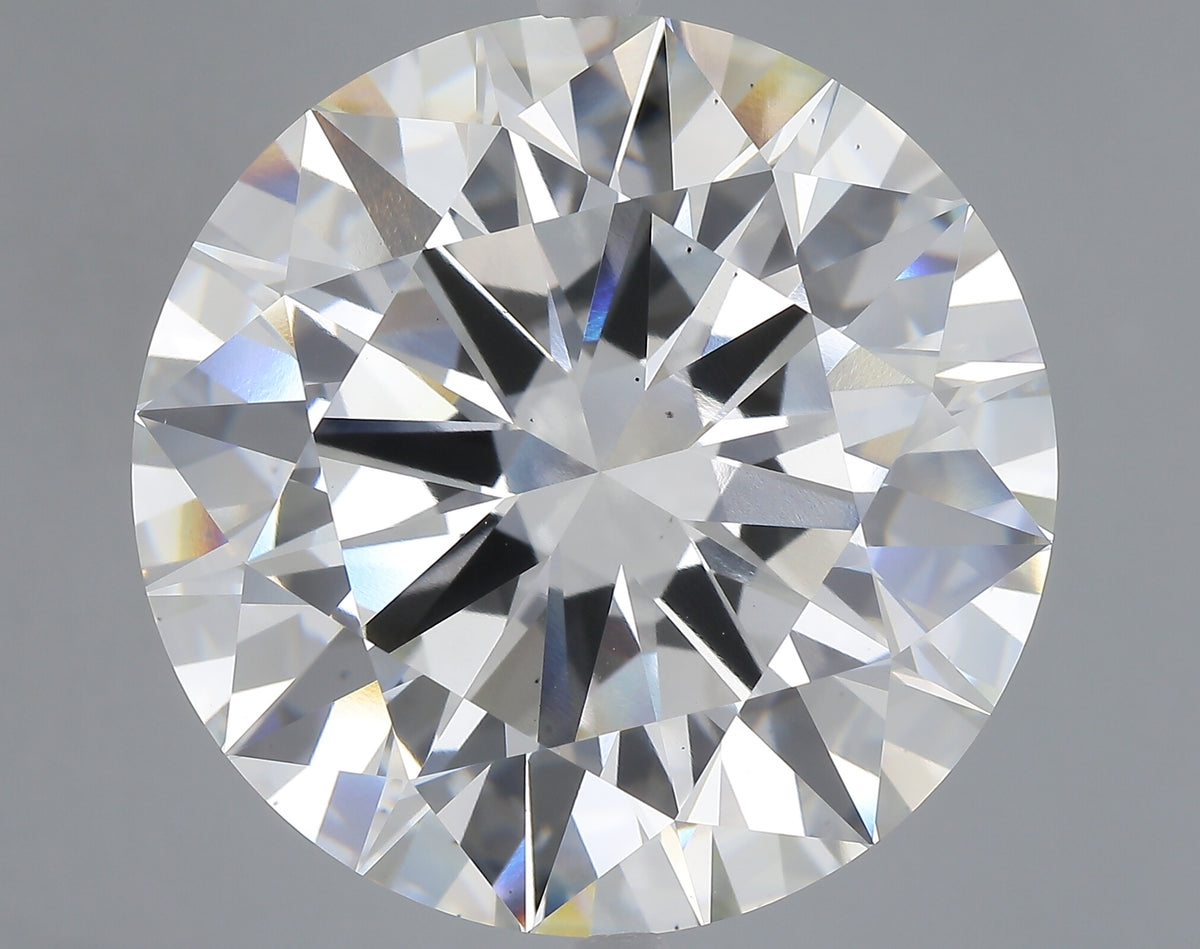 41.09 carat round lab grown diamond H color VS1 clarity