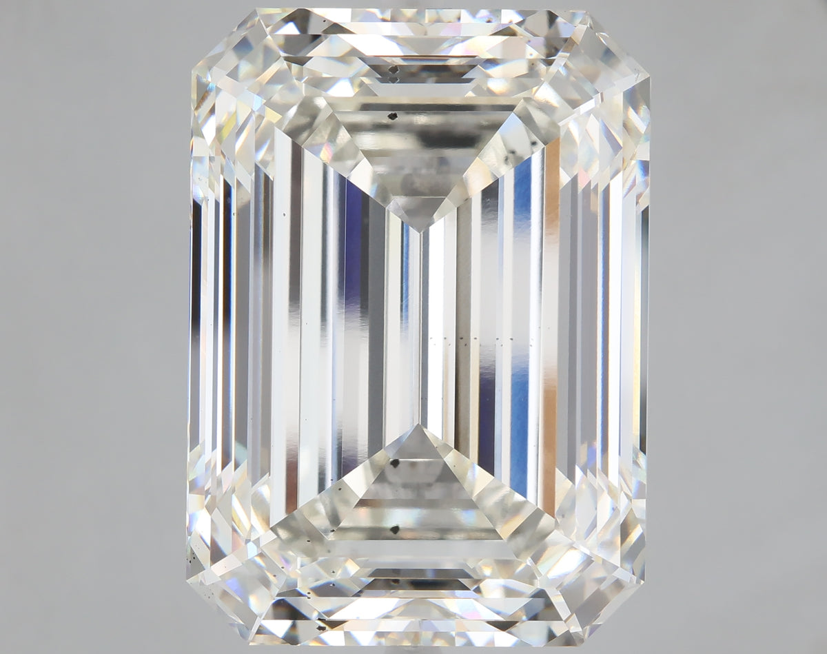 48.10 carat emerald lab grown diamond H color VS2 clarity