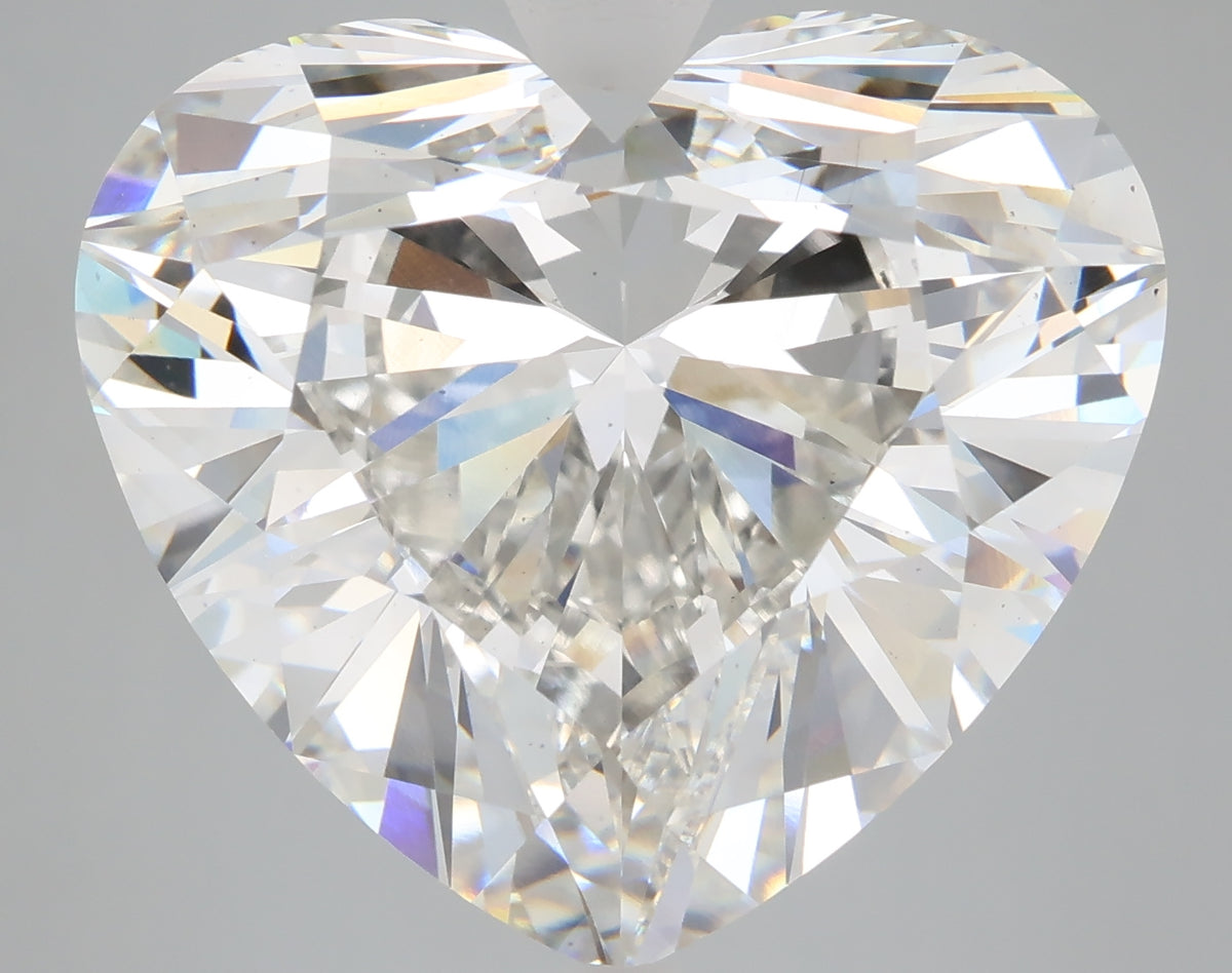 20.96 carat heart lab grown diamond F color VS1 clarity