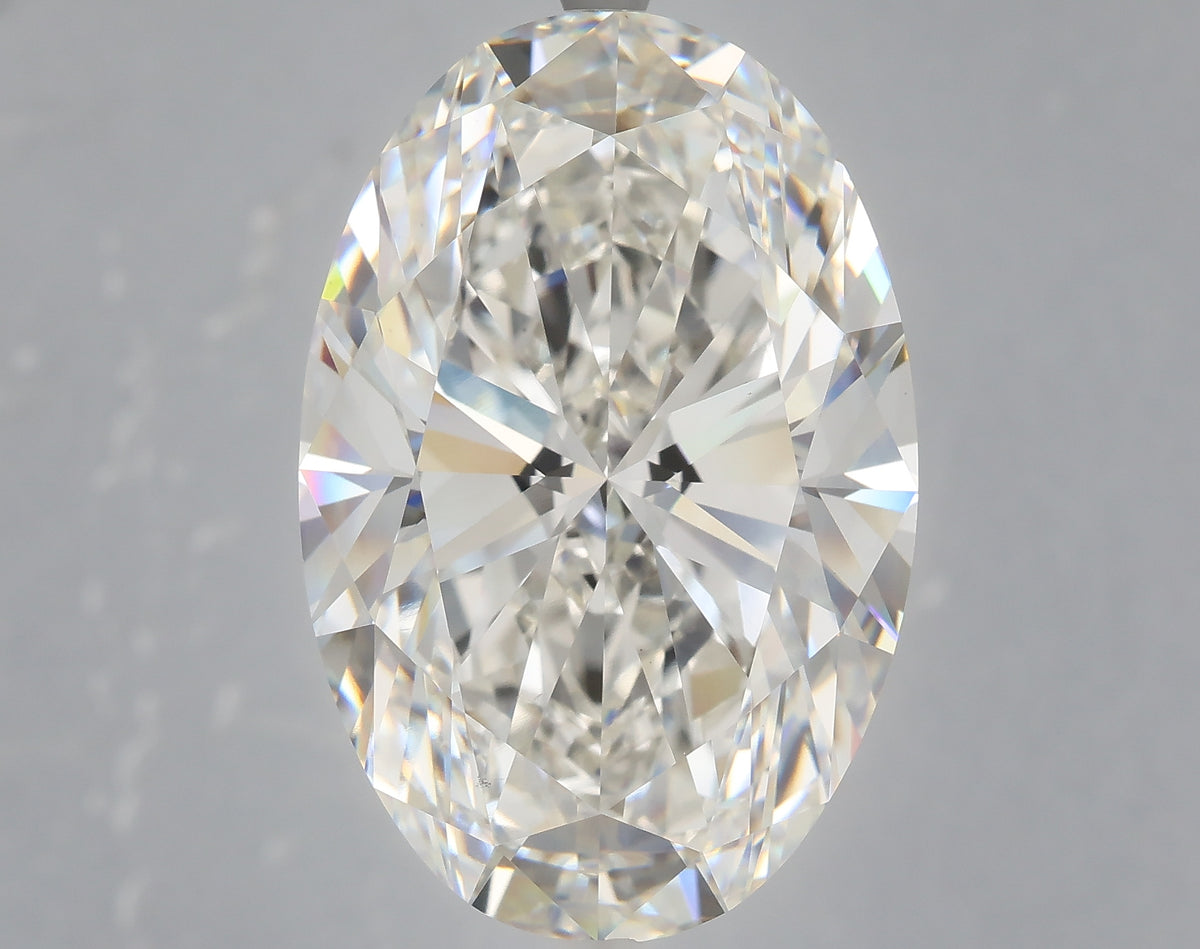 18.05 carat oval lab grown diamond G color VS1 clarity