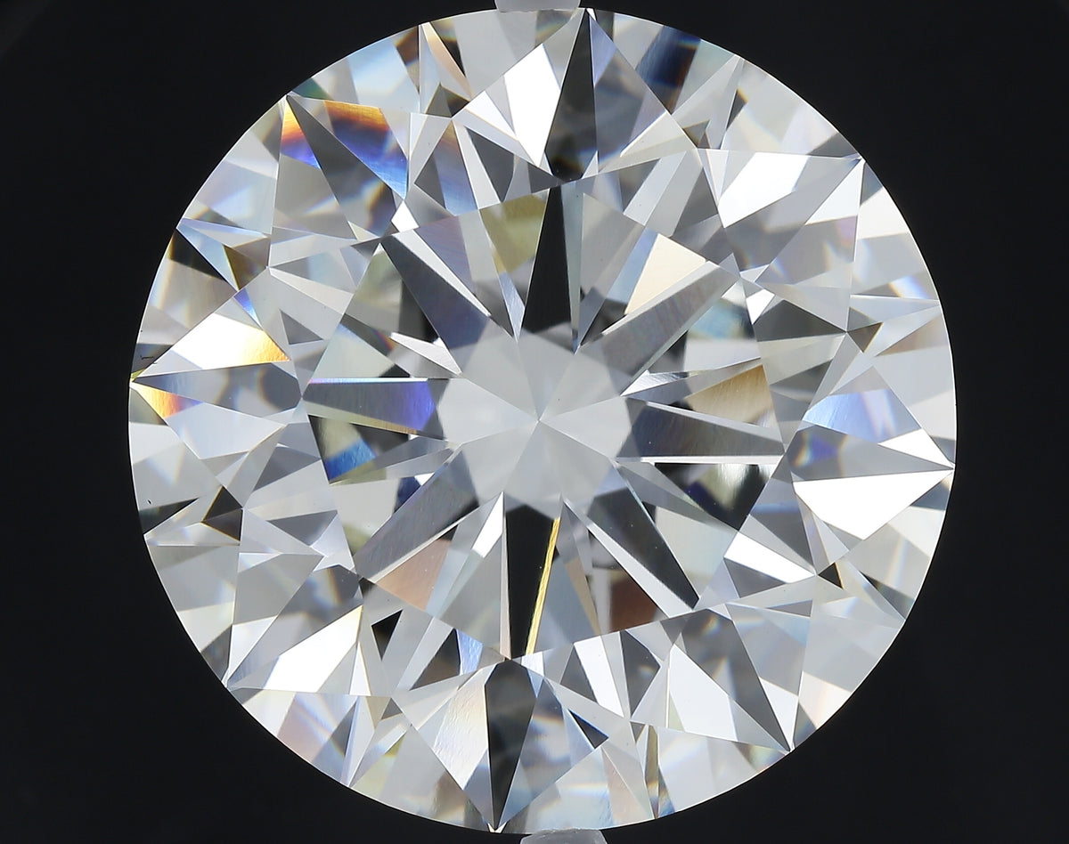 51.97 carat round lab grown diamond I color VS1 clarity