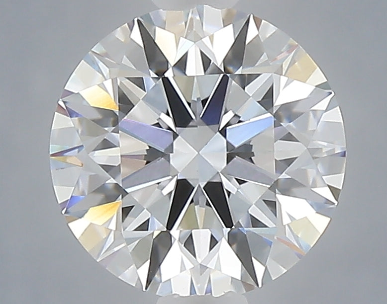 1.53 carat round lab grown diamond D color VVS2 clarity