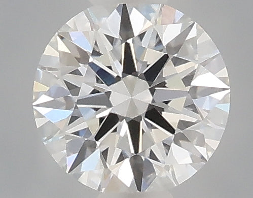 0.53 carat round lab grown diamond D color VVS2 clarity