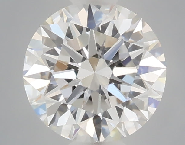 0.52 carat round lab grown diamond E color VVS2 clarity