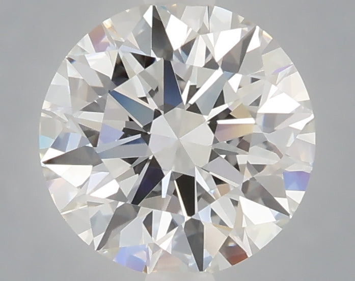 2.03 carat round lab grown diamond F color VVS2 clarity