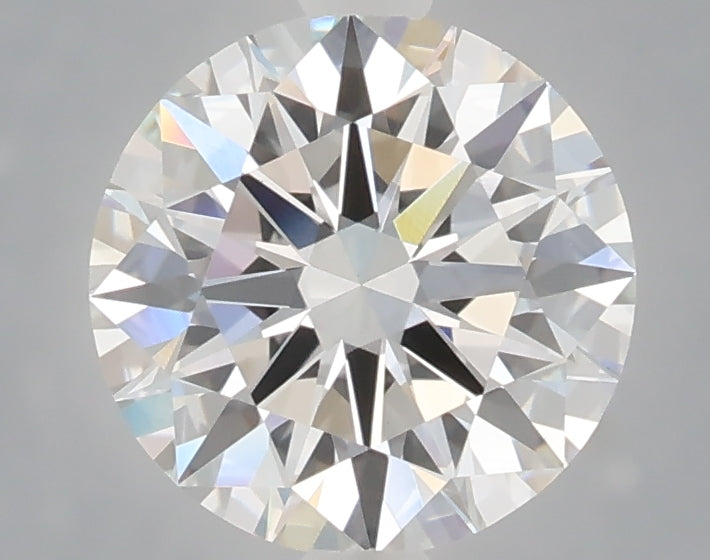 2.06 carat round lab grown diamond E color VVS2 clarity