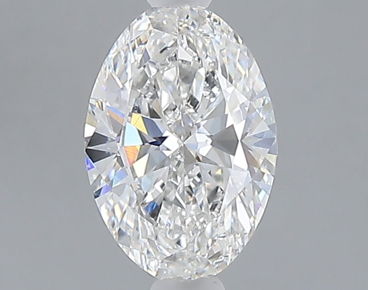 1.07 carat oval lab grown diamond E color VVS2 clarity