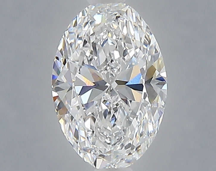 1.06 carat oval lab grown diamond D color VVS2 clarity