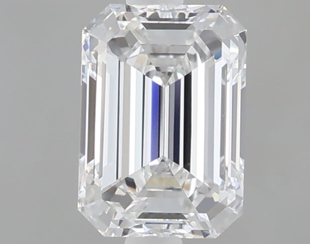 1.05 carat emerald lab grown diamond E color VVS1 clarity
