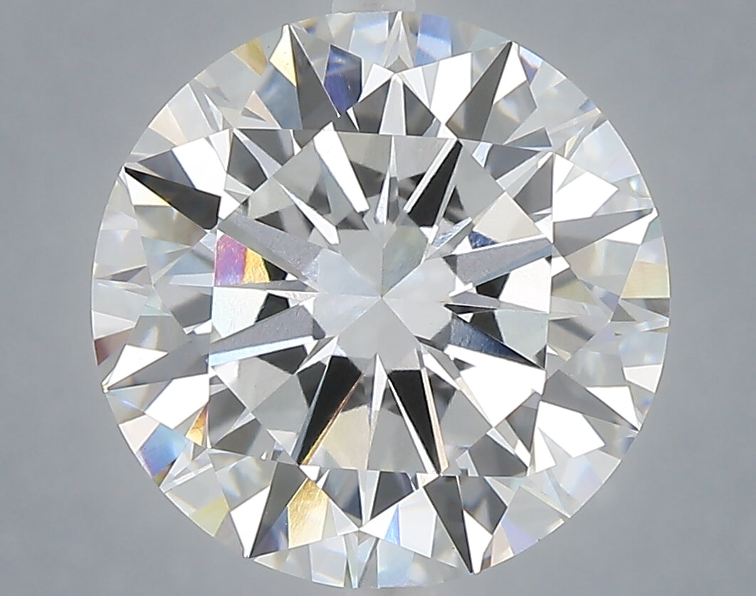 6.02 carat round lab grown diamond E color VVS2 clarity