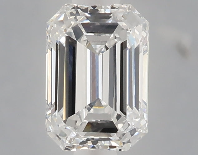 1.10 carat emerald lab grown diamond E color VVS2 clarity