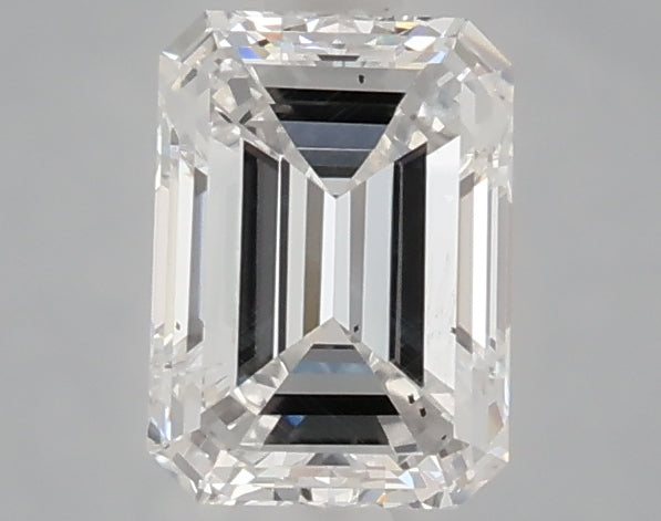 1.01 carat emerald lab grown diamond D color SI1 clarity