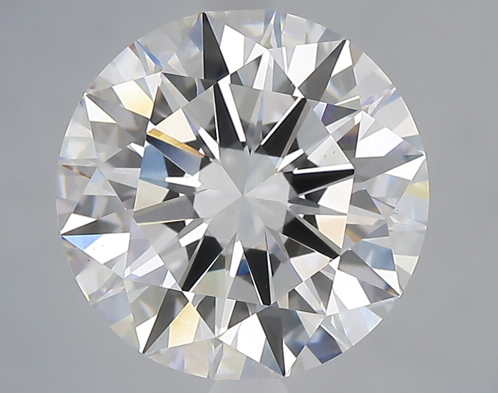 3.29 carat round lab grown diamond E color VS1 clarity
