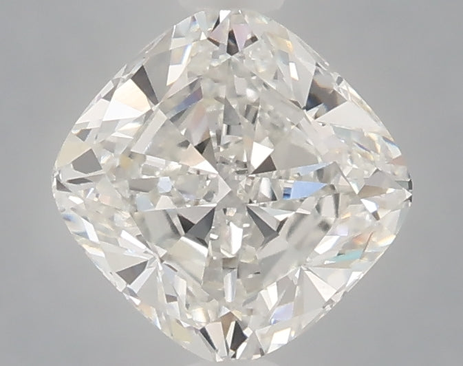 1.57 carat cushion lab grown diamond F color VVS2 clarity