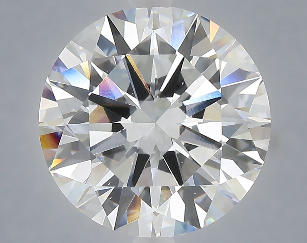 6.01 carat round lab grown diamond E color VS1 clarity