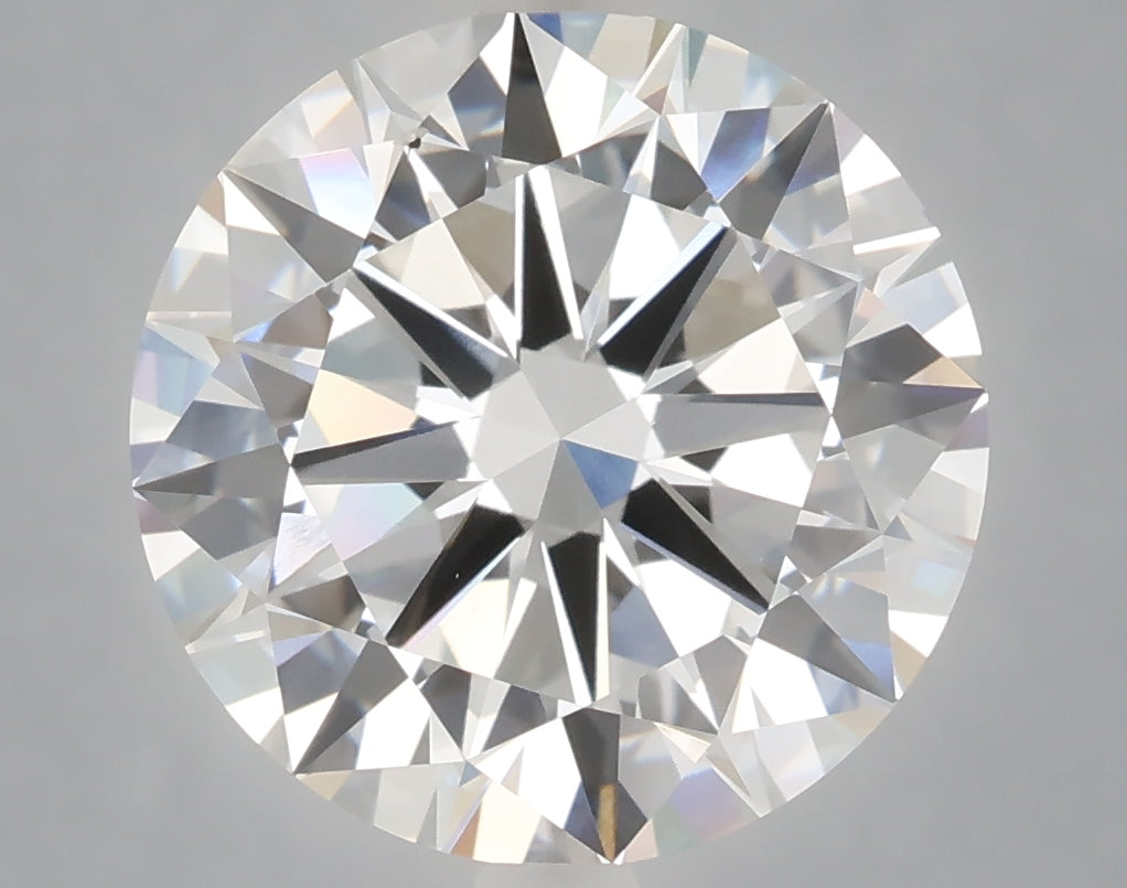 6.01 carat round lab grown diamond E color VS1 clarity