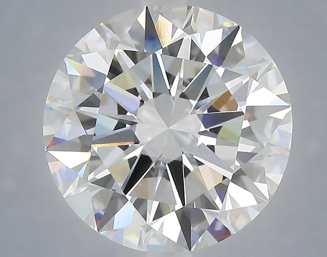 6.01 carat round lab grown diamond E color VVS2 clarity