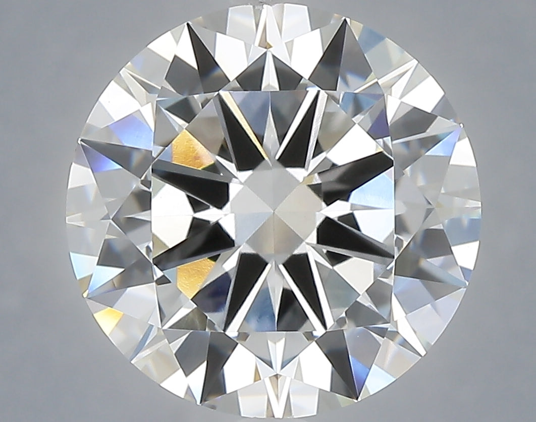 6.02 carat round lab grown diamond E color VVS2 clarity