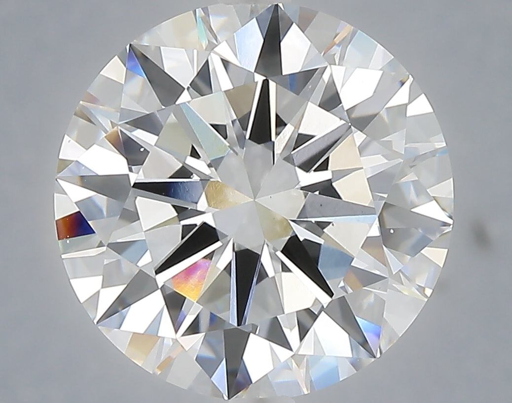 6.01 carat round lab grown diamond E color VS1 clarity