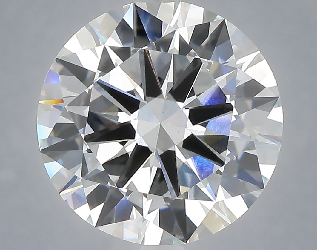 6.06 carat round lab grown diamond E color VVS2 clarity