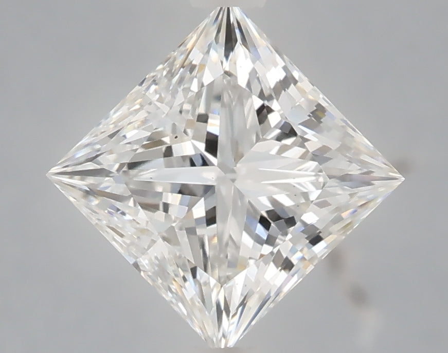 2.52 carat princess lab grown diamond D color VS2 clarity