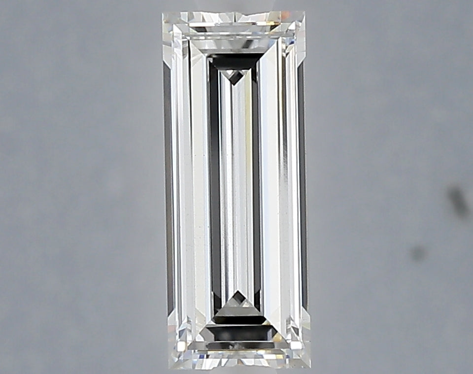 1.04 carat baguette lab grown diamond E color VVS2 clarity