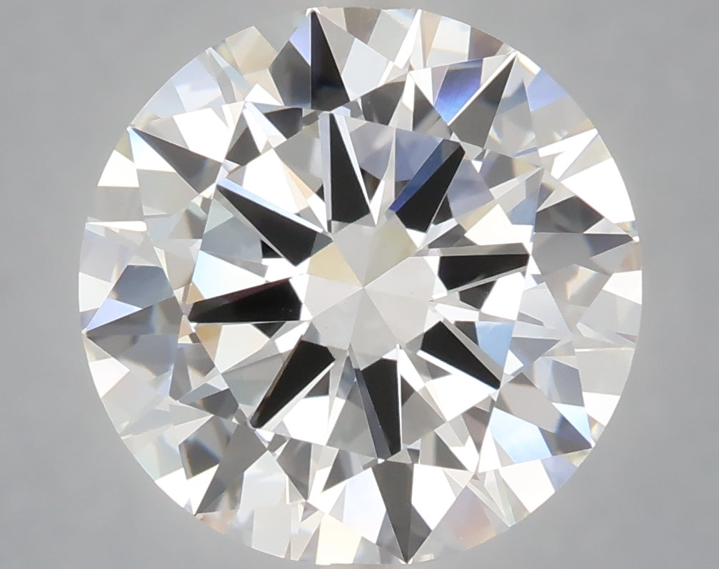 6.01 carat round lab grown diamond E color VVS2 clarity