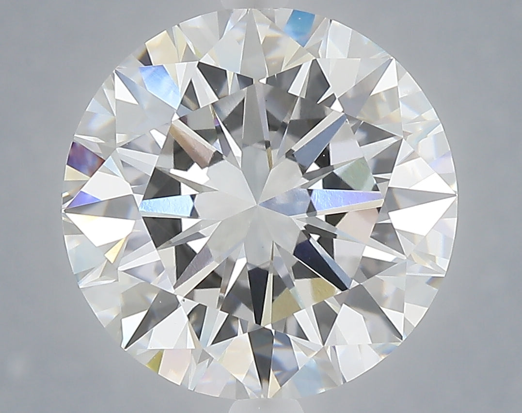 6.02 carat round lab grown diamond E color VS1 clarity