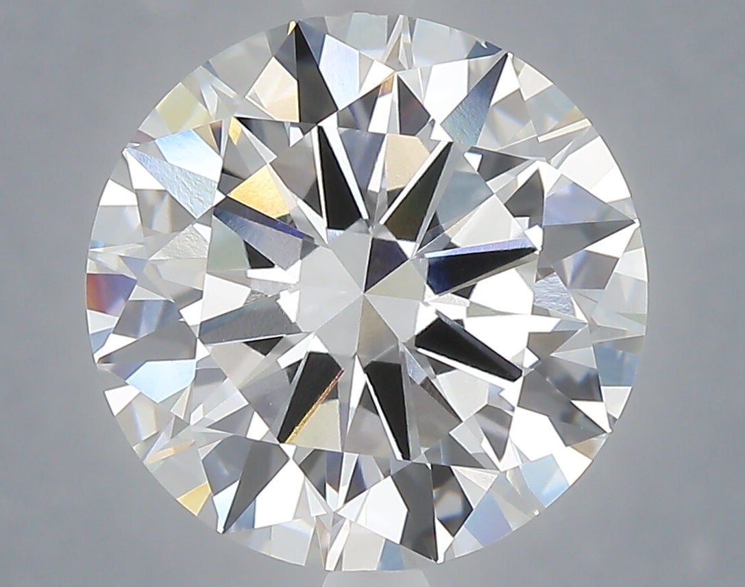 6.00 carat round lab grown diamond E color VS1 clarity