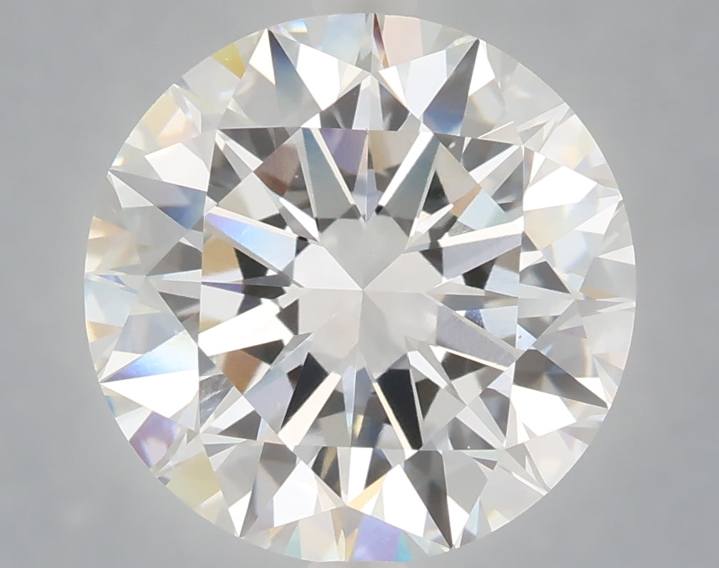 6.01 carat round lab grown diamond F color VS1 clarity