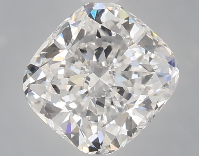 1.57 carat cushion lab grown diamond E color VVS2 clarity