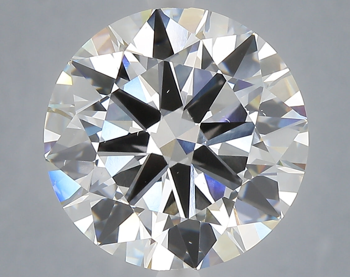 7.01 carat round lab grown diamond F color VS2 clarity