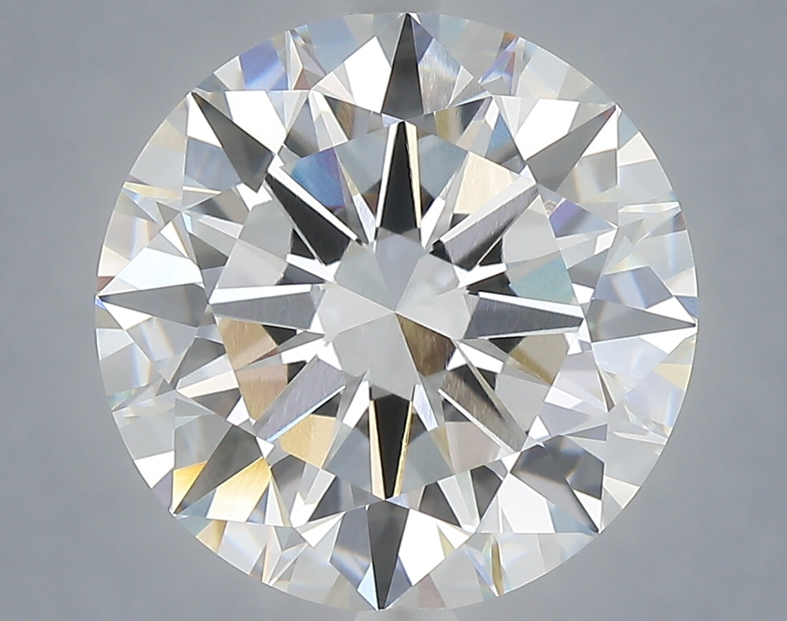 6.02 carat round lab grown diamond E color VVS2 clarity