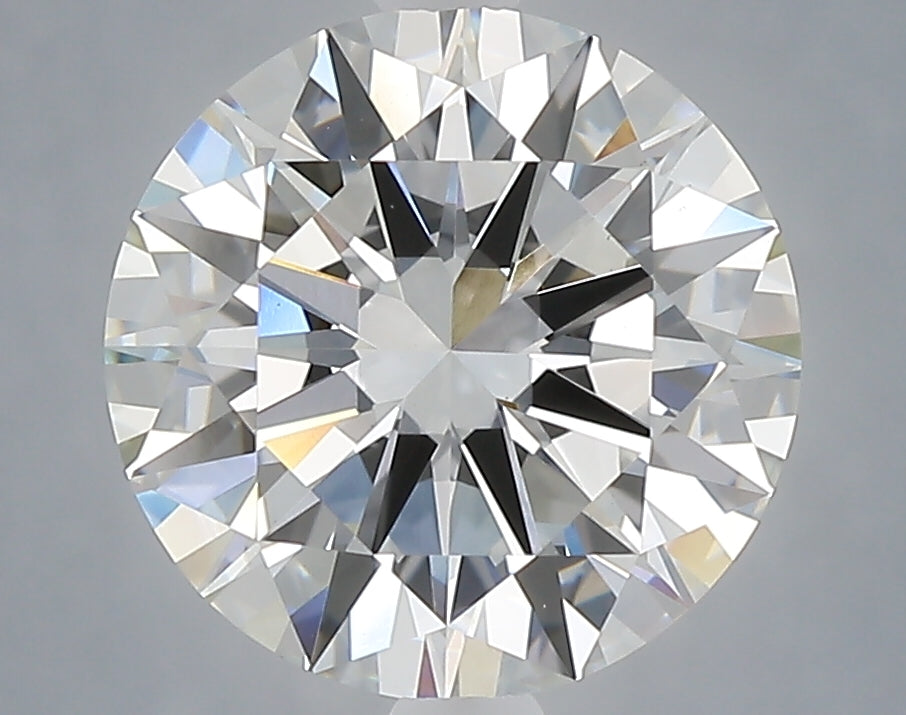 3.52 carat round lab grown diamond F color VS1 clarity