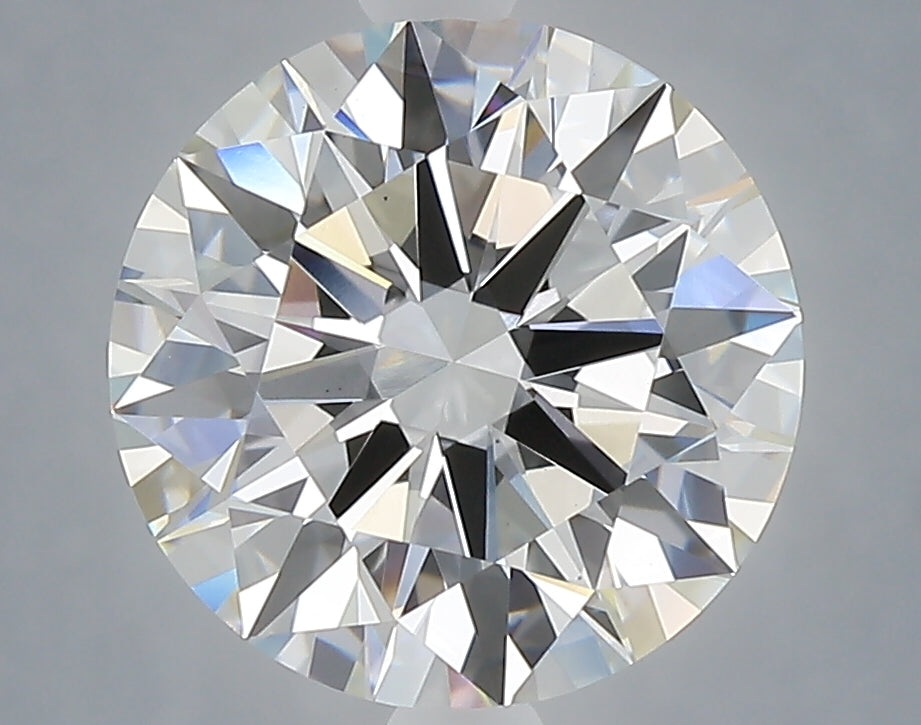 3.52 carat round lab grown diamond F color VS1 clarity
