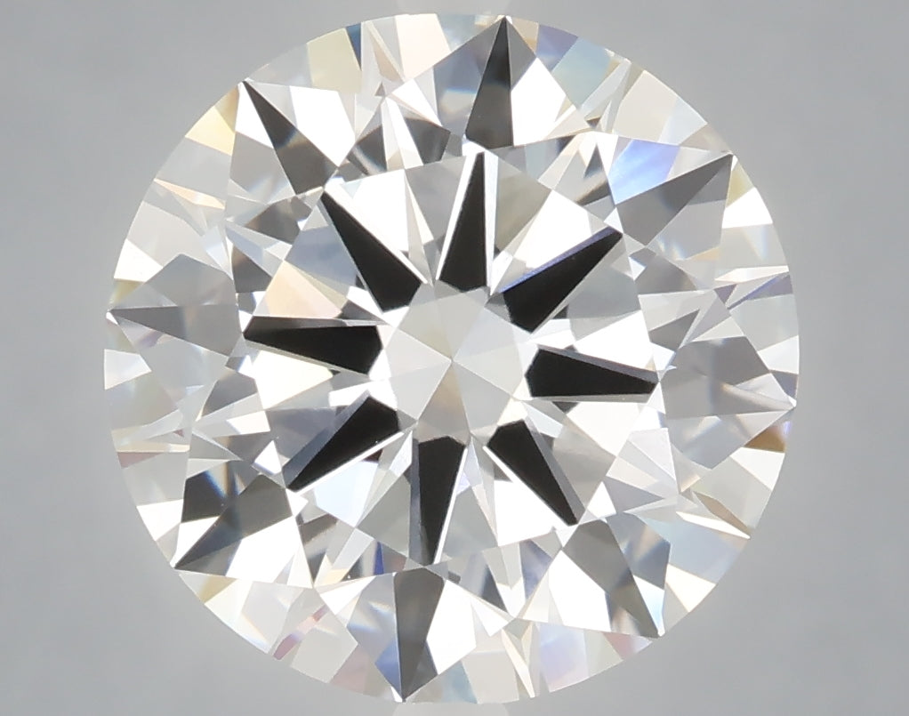 6.00 carat round lab grown diamond E color VVS2 clarity