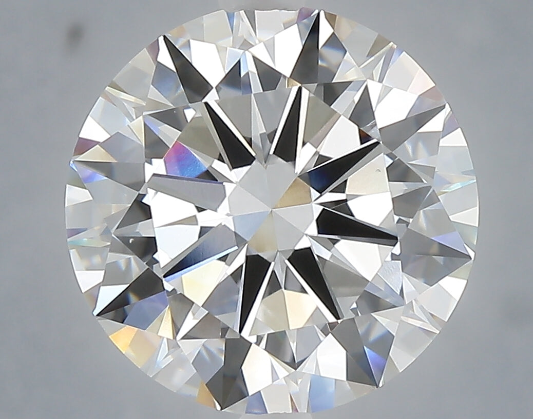 6.01 carat round lab grown diamond E color VS1 clarity