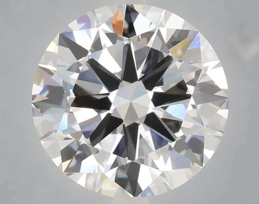 5.58 carat round lab grown diamond E color VS1 clarity