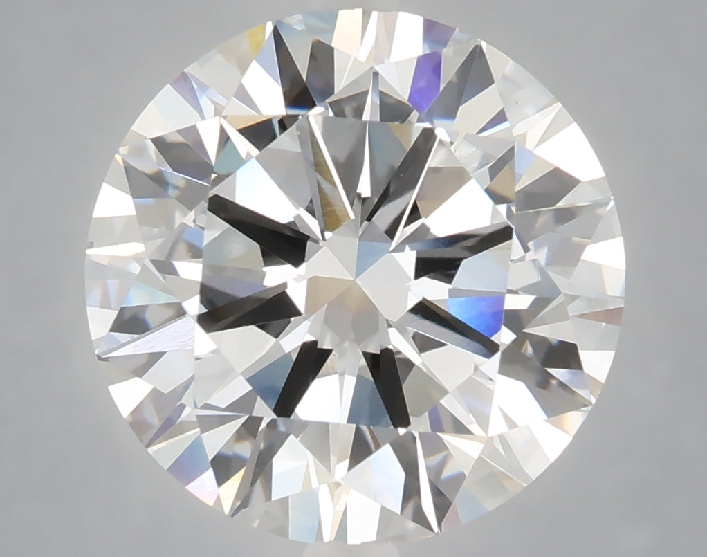 6.02 carat round lab grown diamond E color VVS2 clarity