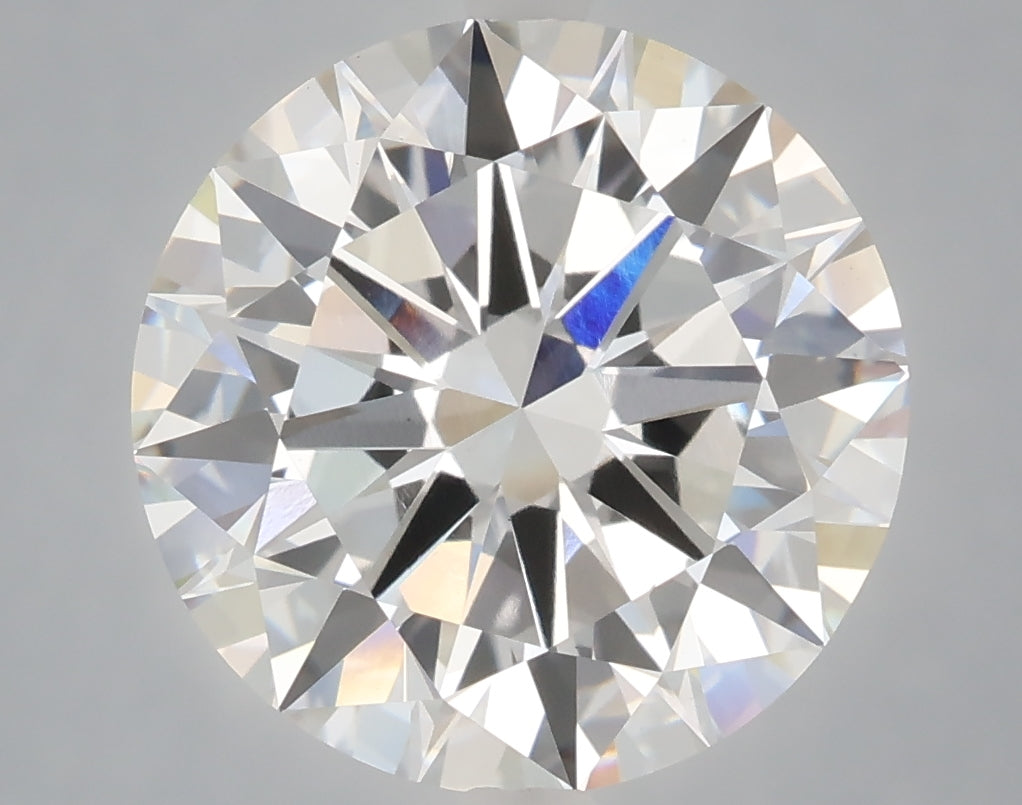6.01 carat round lab grown diamond F color VS1 clarity