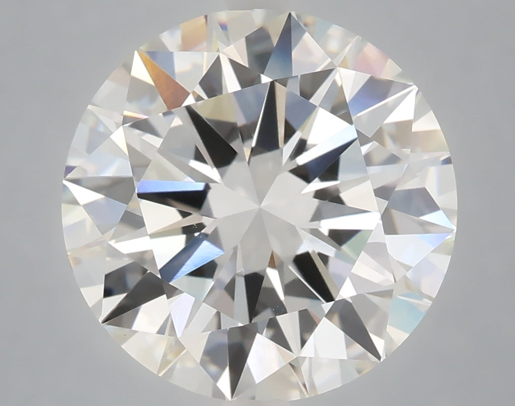 6.01 carat round lab grown diamond F color VS1 clarity