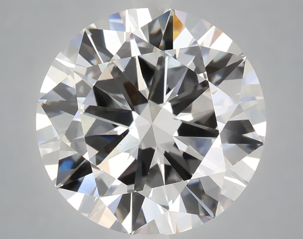 6.01 carat round lab grown diamond E color VS1 clarity
