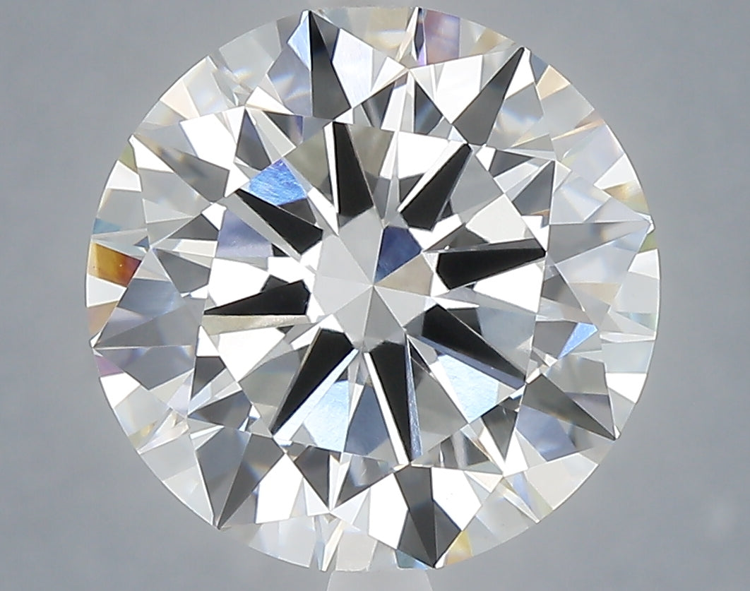 6.02 carat round lab grown diamond E color VVS2 clarity