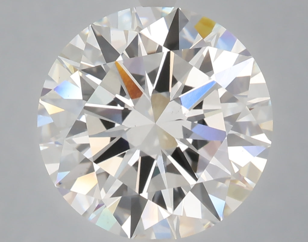 6.03 carat round lab grown diamond E color VS1 clarity