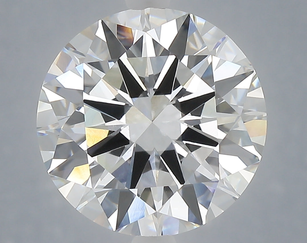 6.02 carat round lab grown diamond E color VVS2 clarity