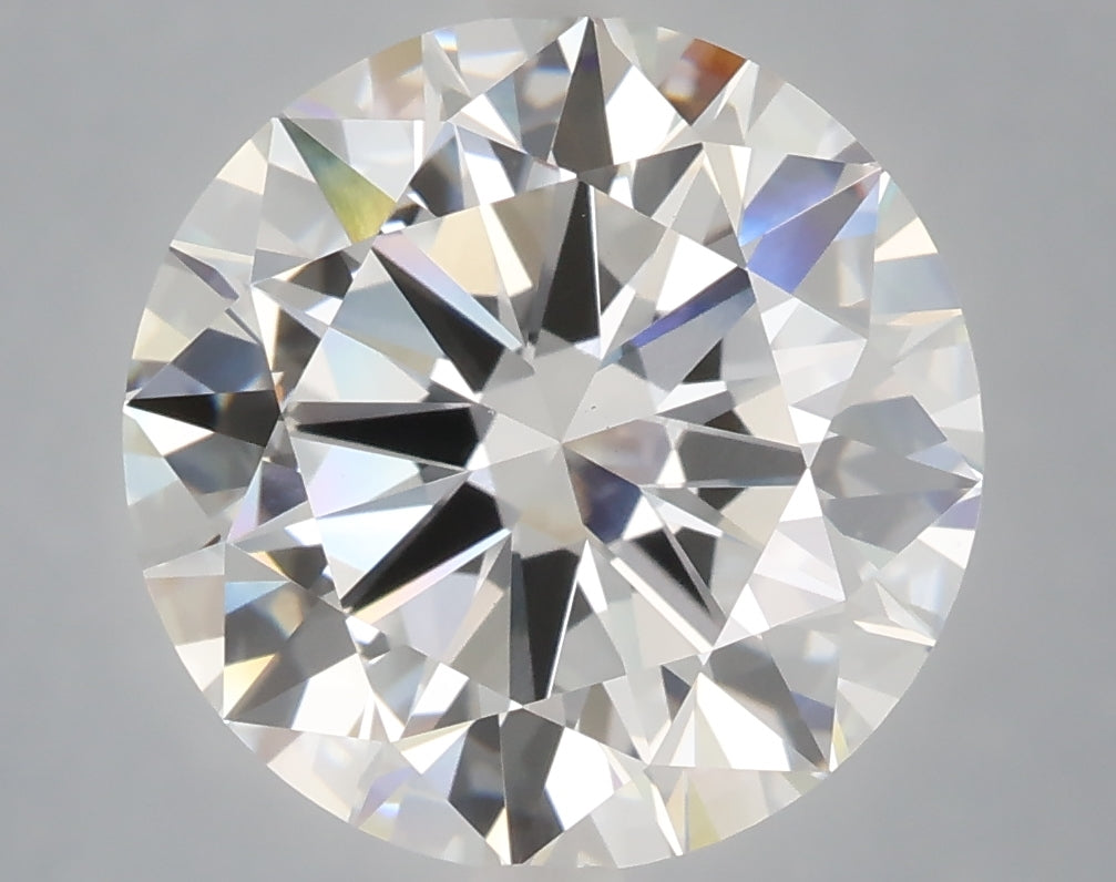 6.03 carat round lab grown diamond E color VS1 clarity