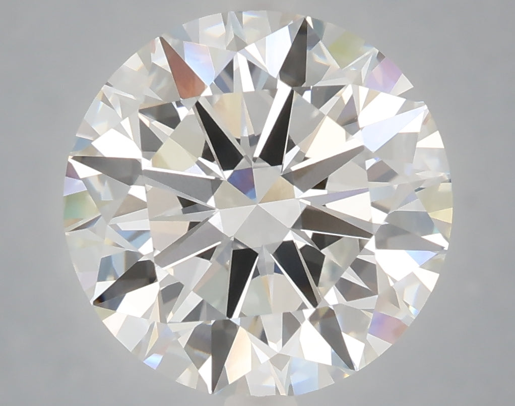 6.01 carat round lab grown diamond E color VVS2 clarity